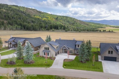This custom home in Teton Reserve offers a unique plan with on Teton Reserve in Idaho - for sale on GolfHomes.com, golf home, golf lot