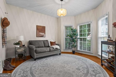 Move-in ready and full of charm, 907 Feather Creek Lane is the on Canongate At Eagle Watch Golf Club in Georgia - for sale on GolfHomes.com, golf home, golf lot