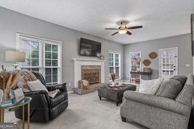 Move-in ready and full of charm, 907 Feather Creek Lane is the on Canongate At Eagle Watch Golf Club in Georgia - for sale on GolfHomes.com, golf home, golf lot