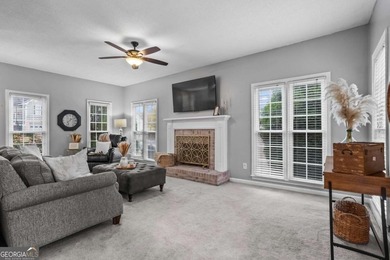 Move-in ready and full of charm, 907 Feather Creek Lane is the on Canongate At Eagle Watch Golf Club in Georgia - for sale on GolfHomes.com, golf home, golf lot