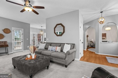 Move-in ready and full of charm, 907 Feather Creek Lane is the on Canongate At Eagle Watch Golf Club in Georgia - for sale on GolfHomes.com, golf home, golf lot