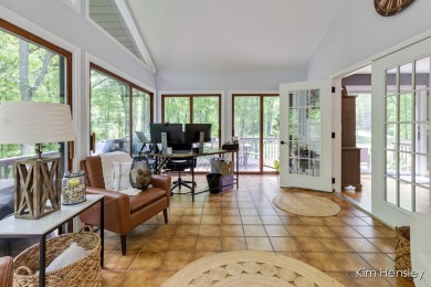Welcome to your private oasis! This stunning 5-bedroom, 3.5-bath on Stonehenge Golf Club in Michigan - for sale on GolfHomes.com, golf home, golf lot