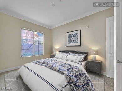 Stunning Ground-Level Condo with Spectacular Mountain  Golf on Reflection Bay Golf Club in Nevada - for sale on GolfHomes.com, golf home, golf lot