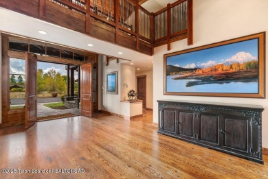 This stunning custom-built Jackson Hole Golf & Tennis home is on on Jackson Hole Golf and Tennis Club in Wyoming - for sale on GolfHomes.com, golf home, golf lot