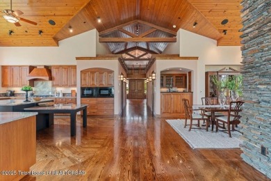 This stunning custom-built Jackson Hole Golf & Tennis home is on on Jackson Hole Golf and Tennis Club in Wyoming - for sale on GolfHomes.com, golf home, golf lot