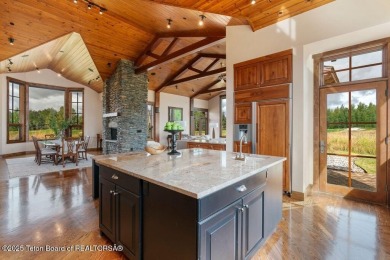 This stunning custom-built Jackson Hole Golf & Tennis home is on on Jackson Hole Golf and Tennis Club in Wyoming - for sale on GolfHomes.com, golf home, golf lot