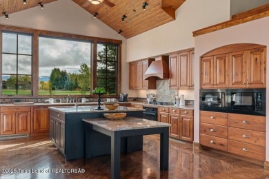 This stunning custom-built Jackson Hole Golf & Tennis home is on on Jackson Hole Golf and Tennis Club in Wyoming - for sale on GolfHomes.com, golf home, golf lot