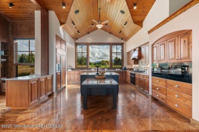 This stunning custom-built Jackson Hole Golf & Tennis home is on on Jackson Hole Golf and Tennis Club in Wyoming - for sale on GolfHomes.com, golf home, golf lot