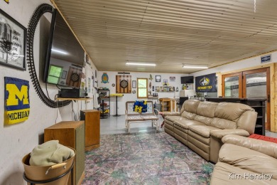 Welcome to your private oasis! This stunning 5-bedroom, 3.5-bath on Stonehenge Golf Club in Michigan - for sale on GolfHomes.com, golf home, golf lot