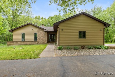 Welcome to your private oasis! This stunning 5-bedroom, 3.5-bath on Stonehenge Golf Club in Michigan - for sale on GolfHomes.com, golf home, golf lot