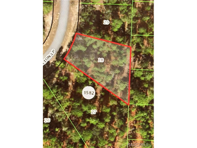 Prime residential lot in Citrus Springs, FL - quiet location on Pine Ridge Community Golf and Country Club in Florida - for sale on GolfHomes.com, golf home, golf lot