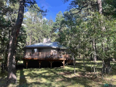 Take a look at this unique octagon home with easy year round on Pendaries Village Community Assoc. in New Mexico - for sale on GolfHomes.com, golf home, golf lot
