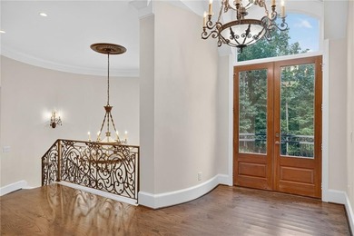 Stunning European-inspired estate nestled on a private, gated on Bobby Jones Golf Club in Georgia - for sale on GolfHomes.com, golf home, golf lot