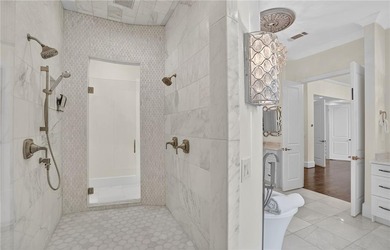 Stunning European-inspired estate nestled on a private, gated on Bobby Jones Golf Club in Georgia - for sale on GolfHomes.com, golf home, golf lot