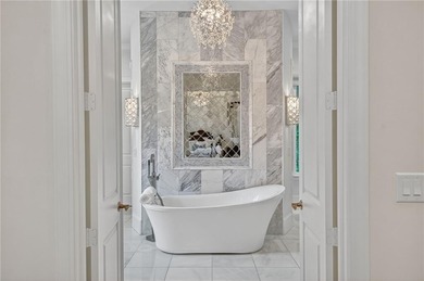 Stunning European-inspired estate nestled on a private, gated on Bobby Jones Golf Club in Georgia - for sale on GolfHomes.com, golf home, golf lot