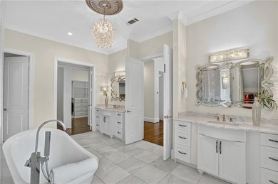 Stunning European-inspired estate nestled on a private, gated on Bobby Jones Golf Club in Georgia - for sale on GolfHomes.com, golf home, golf lot