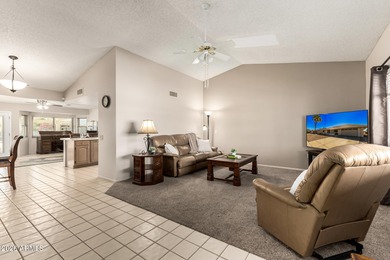 Welcome Home to this beautifully Expanded Kaibab model in Sun on Stardust Golf Course in Arizona - for sale on GolfHomes.com, golf home, golf lot