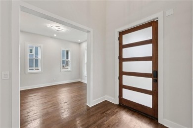 Experience modern luxury in this newly built custom farmhouse on East Lake Golf Club in Georgia - for sale on GolfHomes.com, golf home, golf lot