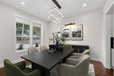 Experience modern luxury in this newly built custom farmhouse on East Lake Golf Club in Georgia - for sale on GolfHomes.com, golf home, golf lot