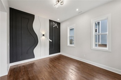 Experience modern luxury in this newly built custom farmhouse on East Lake Golf Club in Georgia - for sale on GolfHomes.com, golf home, golf lot