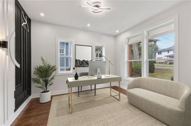 Experience modern luxury in this newly built custom farmhouse on East Lake Golf Club in Georgia - for sale on GolfHomes.com, golf home, golf lot