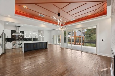 Experience modern luxury in this newly built custom farmhouse on East Lake Golf Club in Georgia - for sale on GolfHomes.com, golf home, golf lot