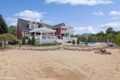 Welcome to this magnificent coastal home nestled in the highly on Grand Beach Municipal Golf Course in Michigan - for sale on GolfHomes.com, golf home, golf lot