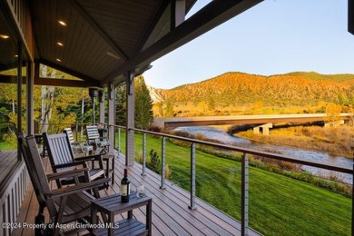 Roaring Fork River and Mount Sopris views envelop this on Aspen Glen Club in Colorado - for sale on GolfHomes.com, golf home, golf lot