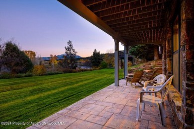 Roaring Fork River and Mount Sopris views envelop this on Aspen Glen Club in Colorado - for sale on GolfHomes.com, golf home, golf lot