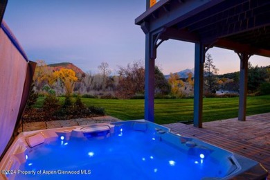 Roaring Fork River and Mount Sopris views envelop this on Aspen Glen Club in Colorado - for sale on GolfHomes.com, golf home, golf lot