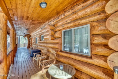 Custom FULL LOG cabin ON TWO LOTS . This Pinetop Lakes Country on Pinetop Lakes Golf and Country Club in Arizona - for sale on GolfHomes.com, golf home, golf lot