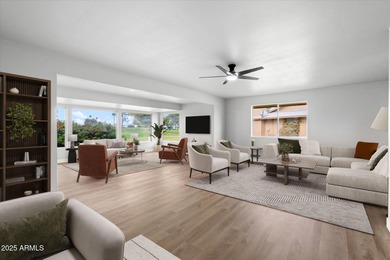 Beautifully updated home in a prime Sun City location backing on Sun City Country Club in Arizona - for sale on GolfHomes.com, golf home, golf lot
