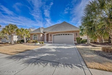 The Pawley, all brick built by Logan Homes in 2020 is nestled in on Cape Fear National At Brunswick Forest in North Carolina - for sale on GolfHomes.com, golf home, golf lot