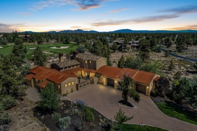 This custom residence reflects handcrafted artistry and blends on The Club At Pronghorn Golf Course in Oregon - for sale on GolfHomes.com, golf home, golf lot