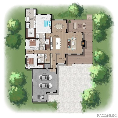 New construction spec home anticipated Fall/Winter 2026 in the on Black Diamond Ranch Golf Course in Florida - for sale on GolfHomes.com, golf home, golf lot