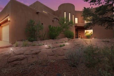 This custom Leo Husky home is a beautiful combination of nature on Paa-Ko Ridge Golf Club  in New Mexico - for sale on GolfHomes.com, golf home, golf lot