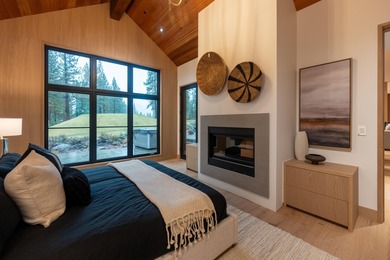 Just off the 18th tee box, Par 5 is a refined mountain retreat on Lahontan Golf Club - Lahontan in California - for sale on GolfHomes.com, golf home, golf lot