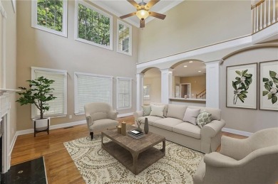 Priced to sell! Come see this beautiful two-story home with a on Brookstone Golf and Country Club in Georgia - for sale on GolfHomes.com, golf home, golf lot