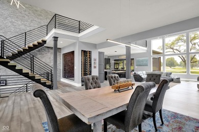 This almost new luxury home was built in 2020 with every detail on Dyes Walk Golf Course in Indiana - for sale on GolfHomes.com, golf home, golf lot