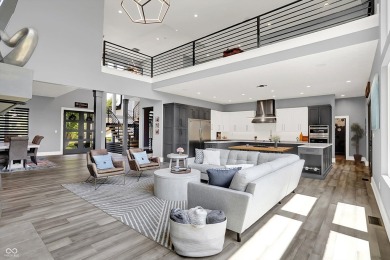 This almost new luxury home was built in 2020 with every detail on Dyes Walk Golf Course in Indiana - for sale on GolfHomes.com, golf home, golf lot