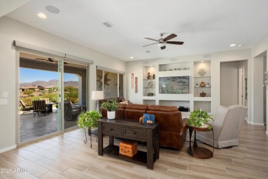Stunning Endeavor model on the 6th hole of Sun City Festival's on Copper Canyon Golf Club in Arizona - for sale on GolfHomes.com, golf home, golf lot