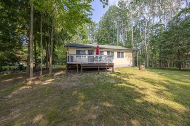 Discover the epitome of tranquility with this charming on Canadian Lakes Country Club-The Highlands Course in Michigan - for sale on GolfHomes.com, golf home, golf lot