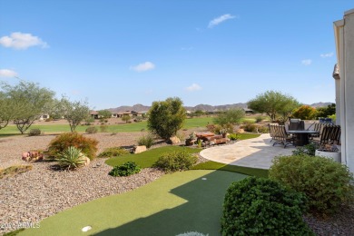 Stunning Endeavor model on the 6th hole of Sun City Festival's on Copper Canyon Golf Club in Arizona - for sale on GolfHomes.com, golf home, golf lot