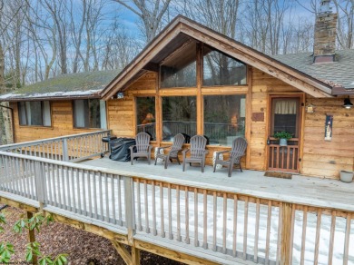 Welcome to 'The Soothing Scribe', a stunning full-scribe LOG on Alpine Lake Resort in West Virginia - for sale on GolfHomes.com, golf home, golf lot