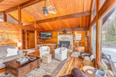 Welcome to 'The Soothing Scribe', a stunning full-scribe LOG on Alpine Lake Resort in West Virginia - for sale on GolfHomes.com, golf home, golf lot