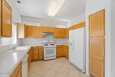 Step inside to discover fresh neutral tile and new carpet on Grandview Golf Course in Arizona - for sale on GolfHomes.com, golf home, golf lot