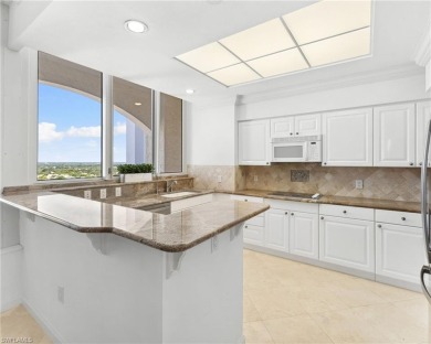 19th floor West facing residence with rare 10' high ceilings in on Club at Pelican Bay Golf Course in Florida - for sale on GolfHomes.com, golf home, golf lot