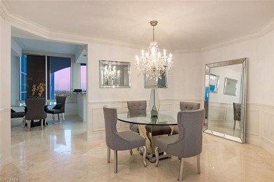 19th floor West facing residence with rare 10' high ceilings in on Club at Pelican Bay Golf Course in Florida - for sale on GolfHomes.com, golf home, golf lot