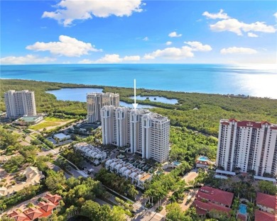 19th floor West facing residence with rare 10' high ceilings in on Club at Pelican Bay Golf Course in Florida - for sale on GolfHomes.com, golf home, golf lot