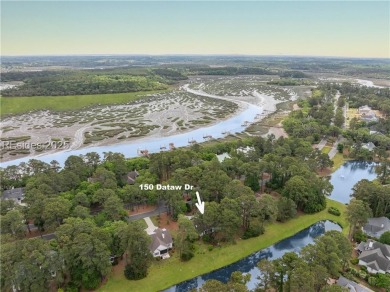 Beautiful estate lot home perfectly positioned for stunning on Dataw Island Club in South Carolina - for sale on GolfHomes.com, golf home, golf lot